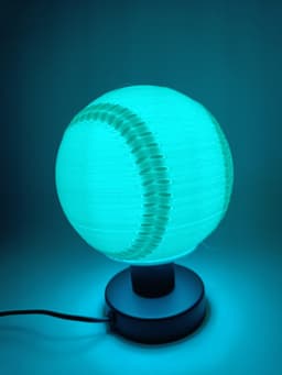 Baseball Desk Lamp 3d model