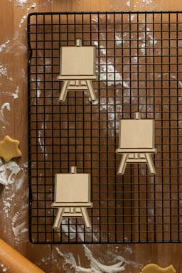 Canvas Cookie Cutter, Biscuit Cutter 3d model