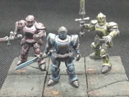 Rune Plate Knights Miniatures Bundle 3d model