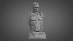 SAM FISHER ULTRA-DETAILED SUPPORT-FREE BUST 3D MODEL 3d model