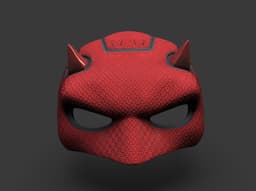 Daredevil Cat Cowl 3d model