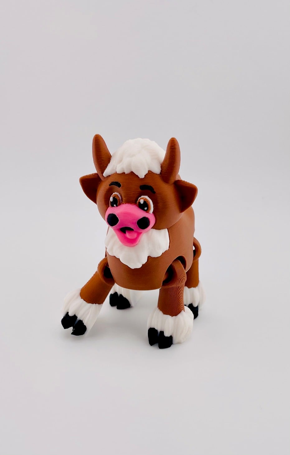 Fuzzy Cow Flexi 3d model