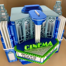 The Cinema (TV Remote Holder) 3d model