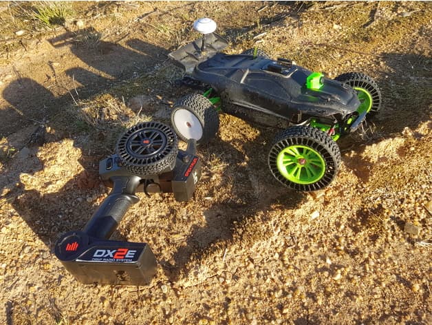 Airless Tyre for Traxxas E-Revo VXL - Dual Material print 3d model