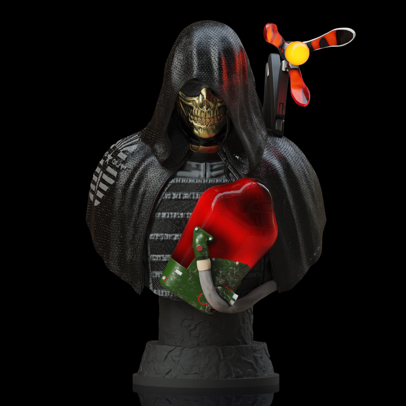 Higgs bust - (Pre-Supported) 3d model