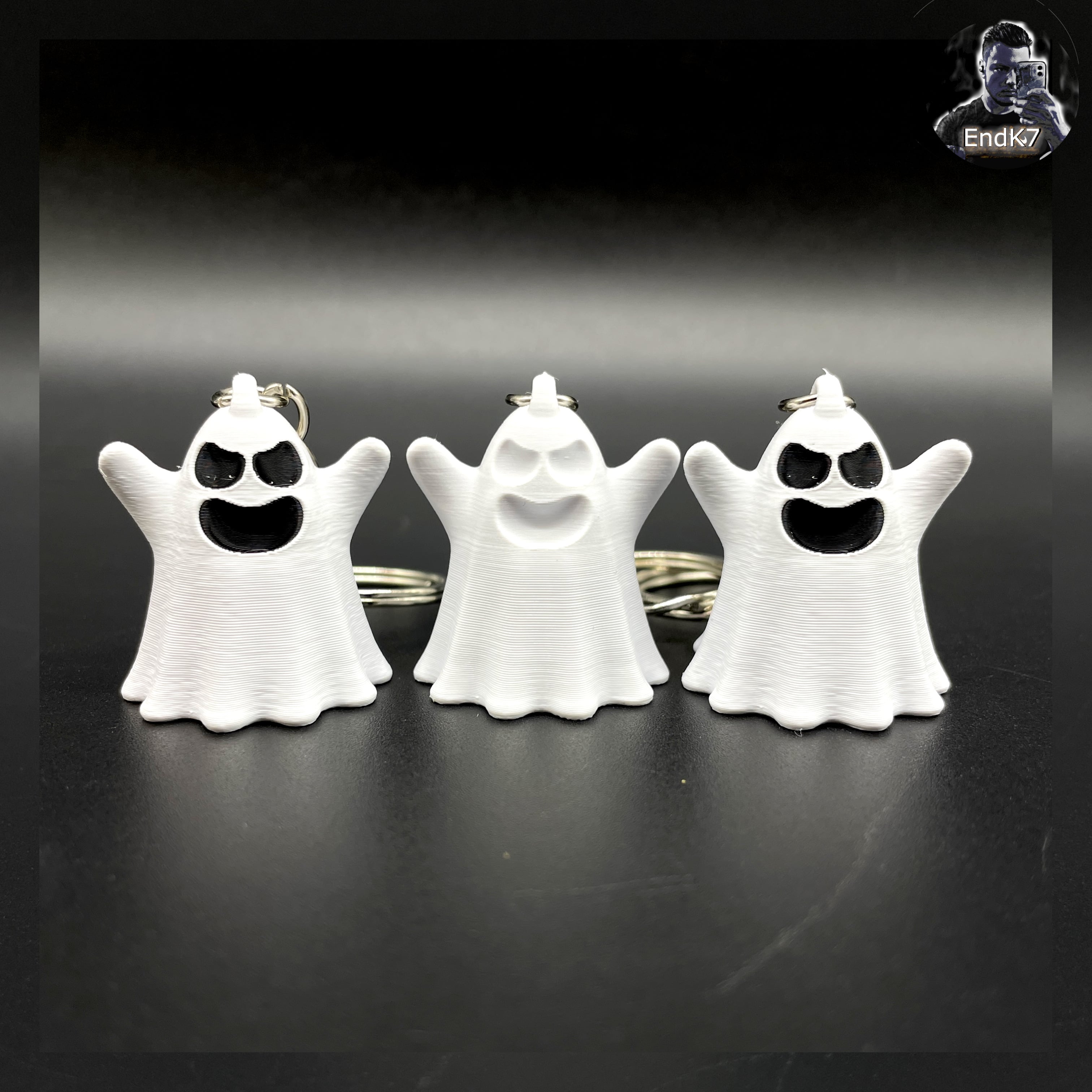 Little Ghost Keychain 3d model