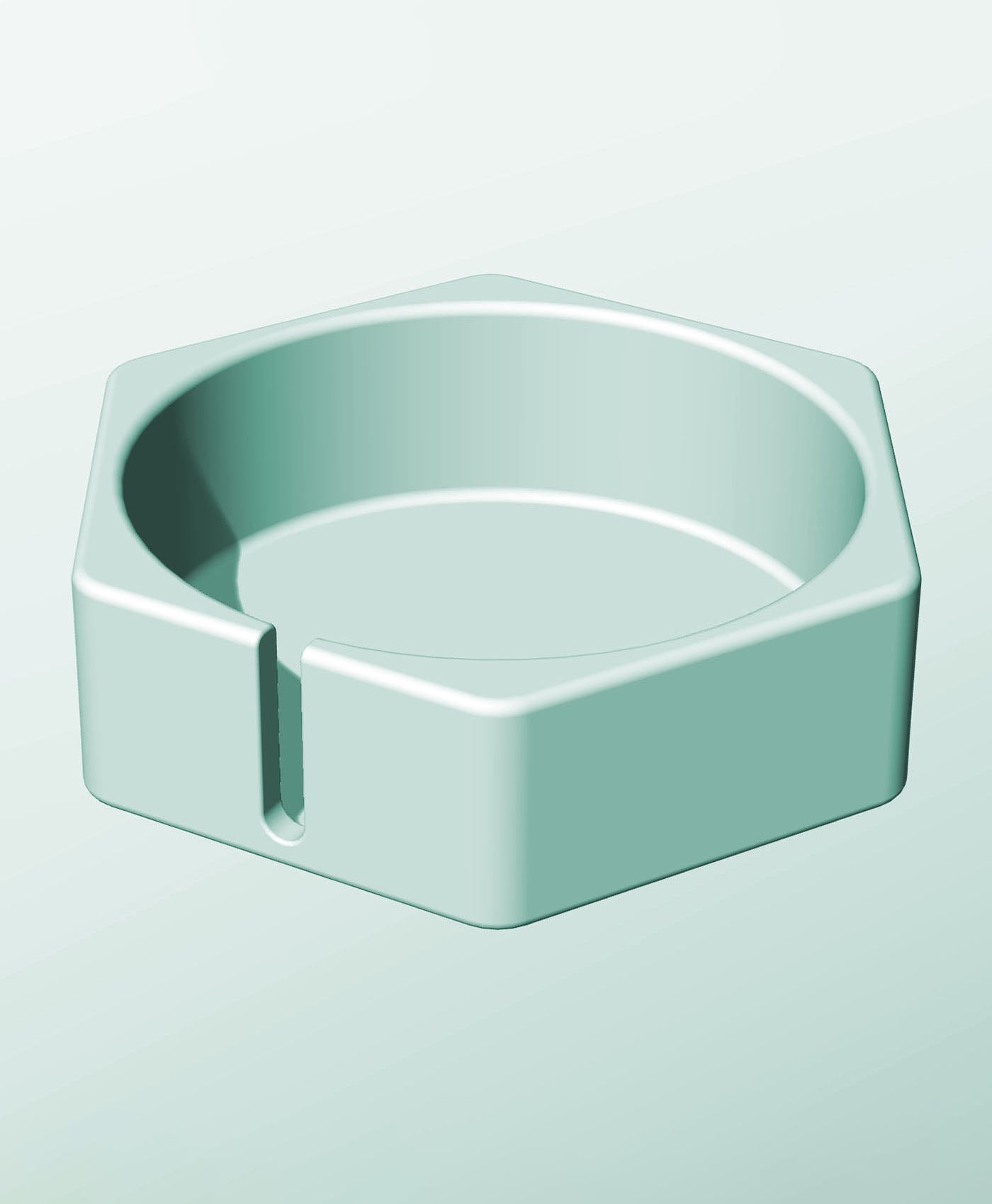CH162-55-S Stacking slotted component box bin for makers 3d model
