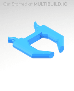 Double Pegboard Click Hook 3d model