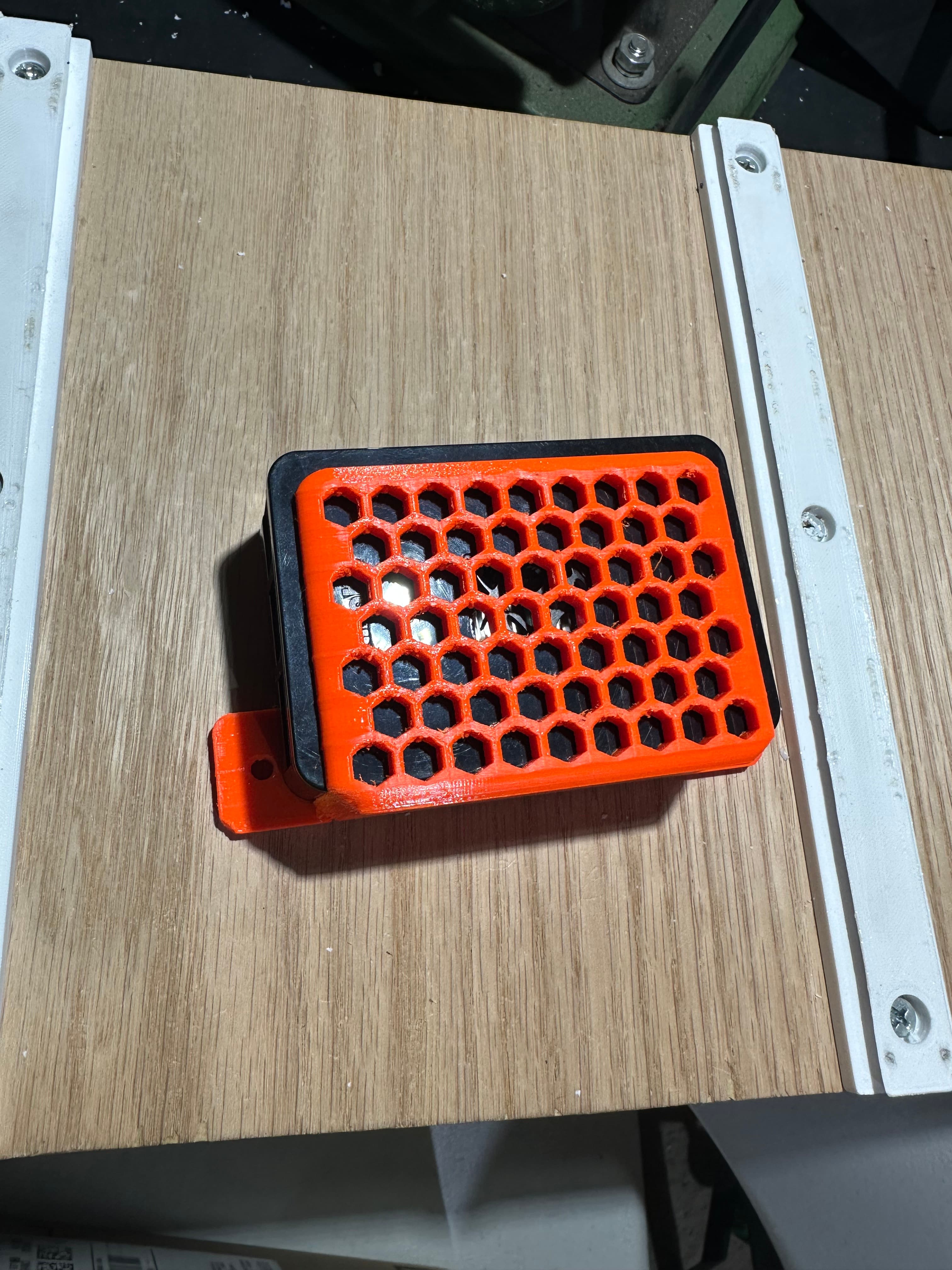 Rpi 4b Cannakit Case holder and wall mount 3d model