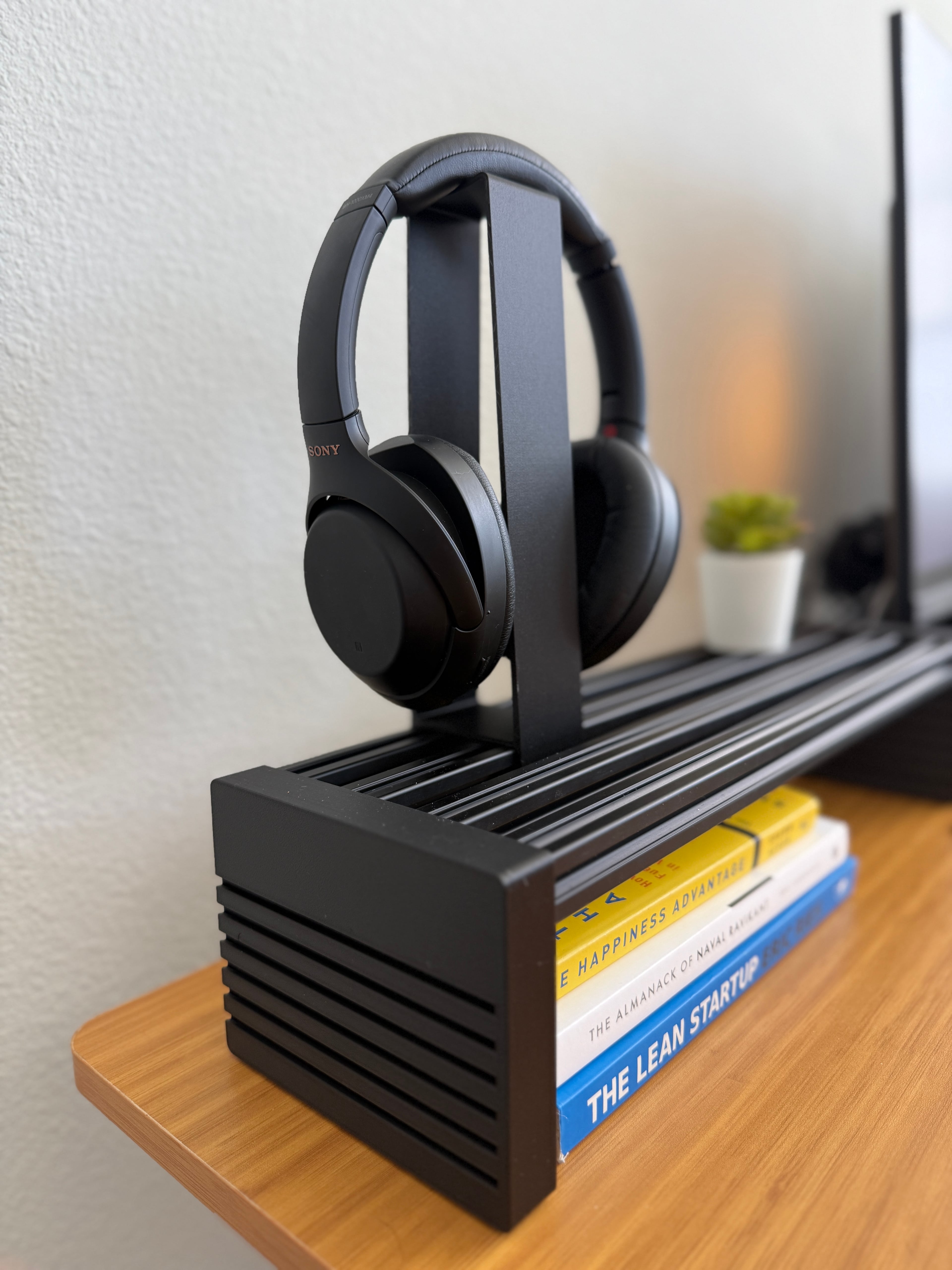 Headphone Stand - Modular Desk Rail System 3d model