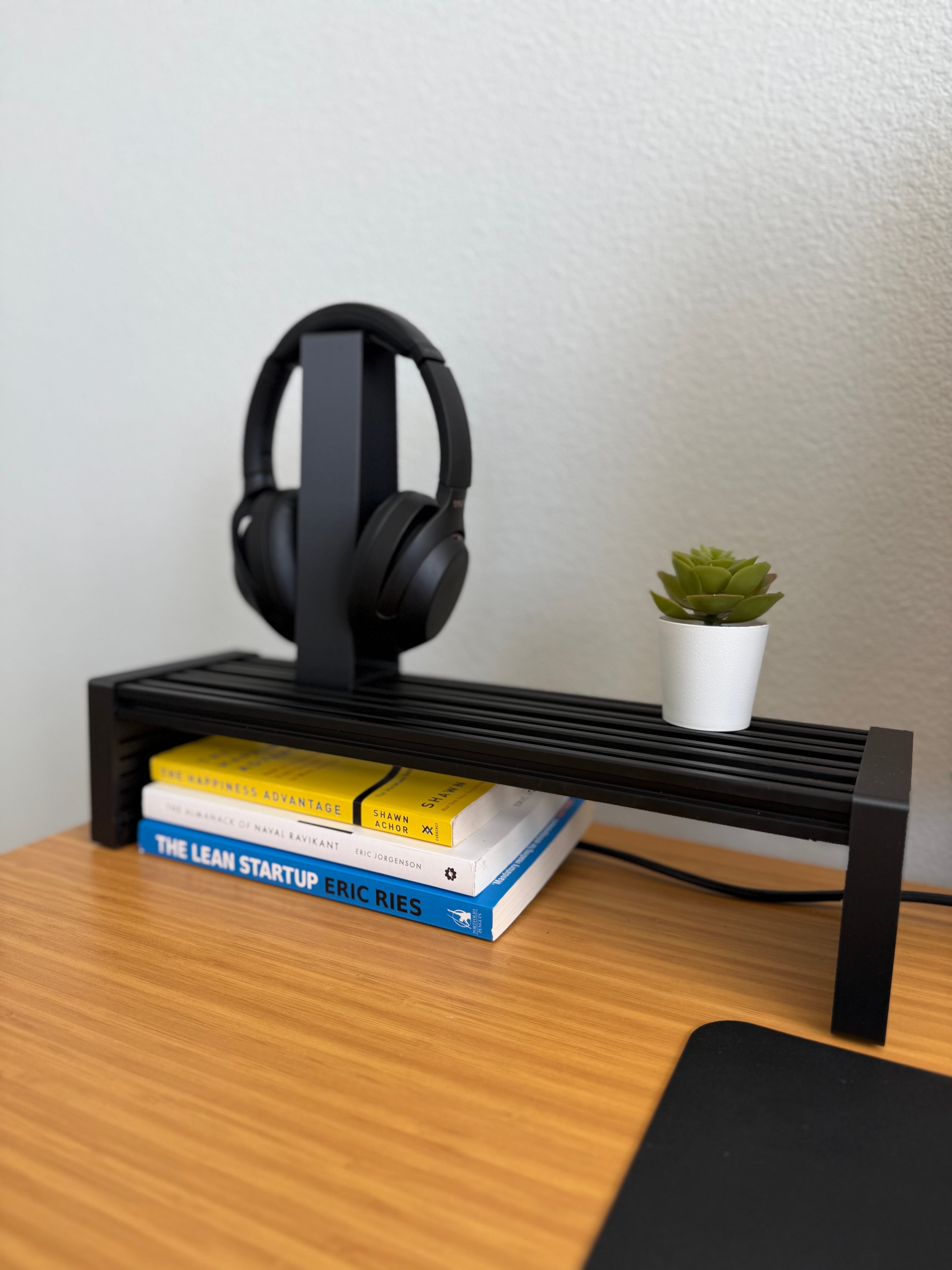 Headphone Stand - Modular Desk Rail System 3d model