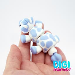Baby Cow Flexi + Keychain 3d model