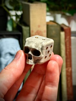 Skull dice 3d model