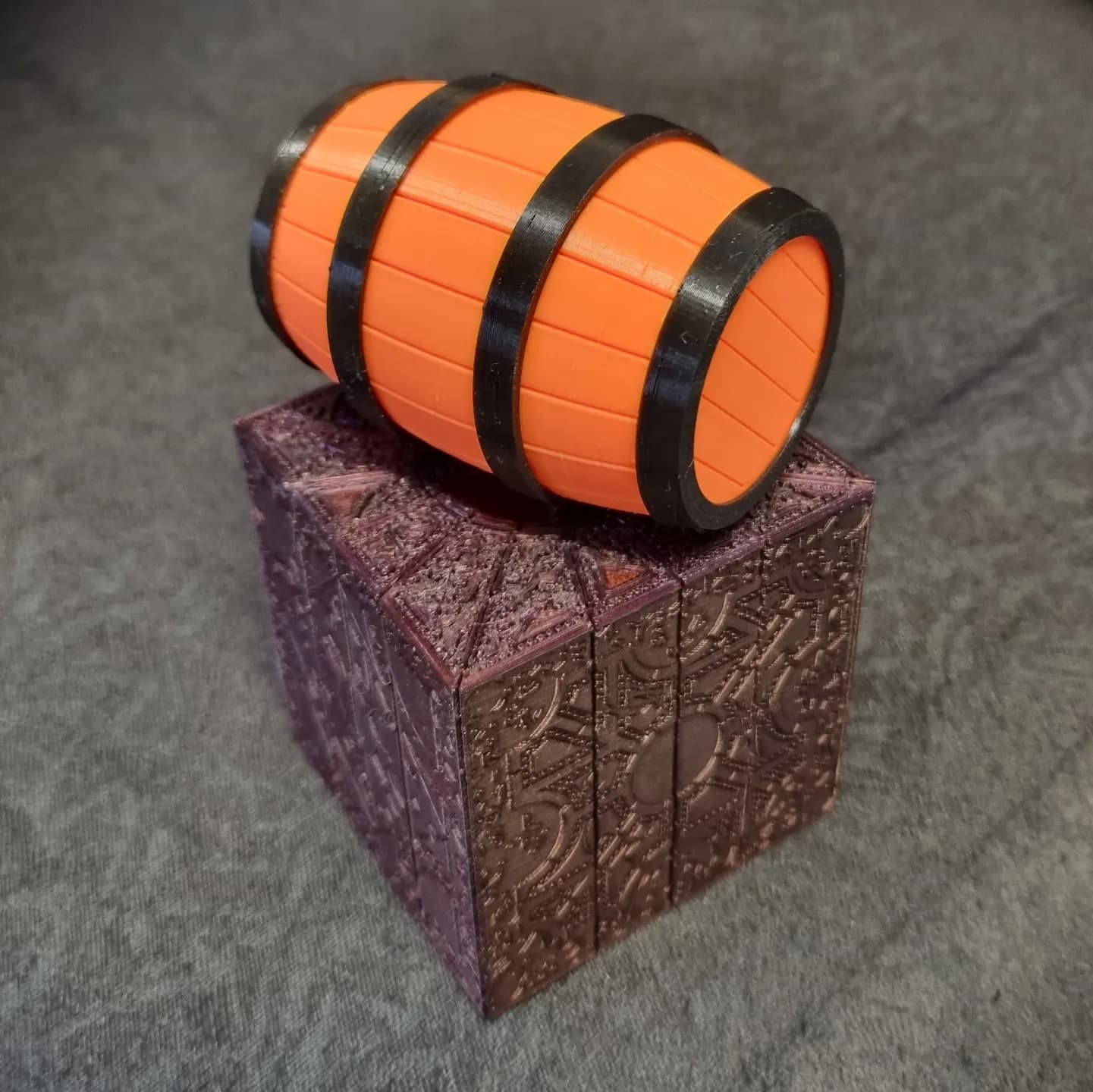 Double Twist Puzzle Barrel 3d model