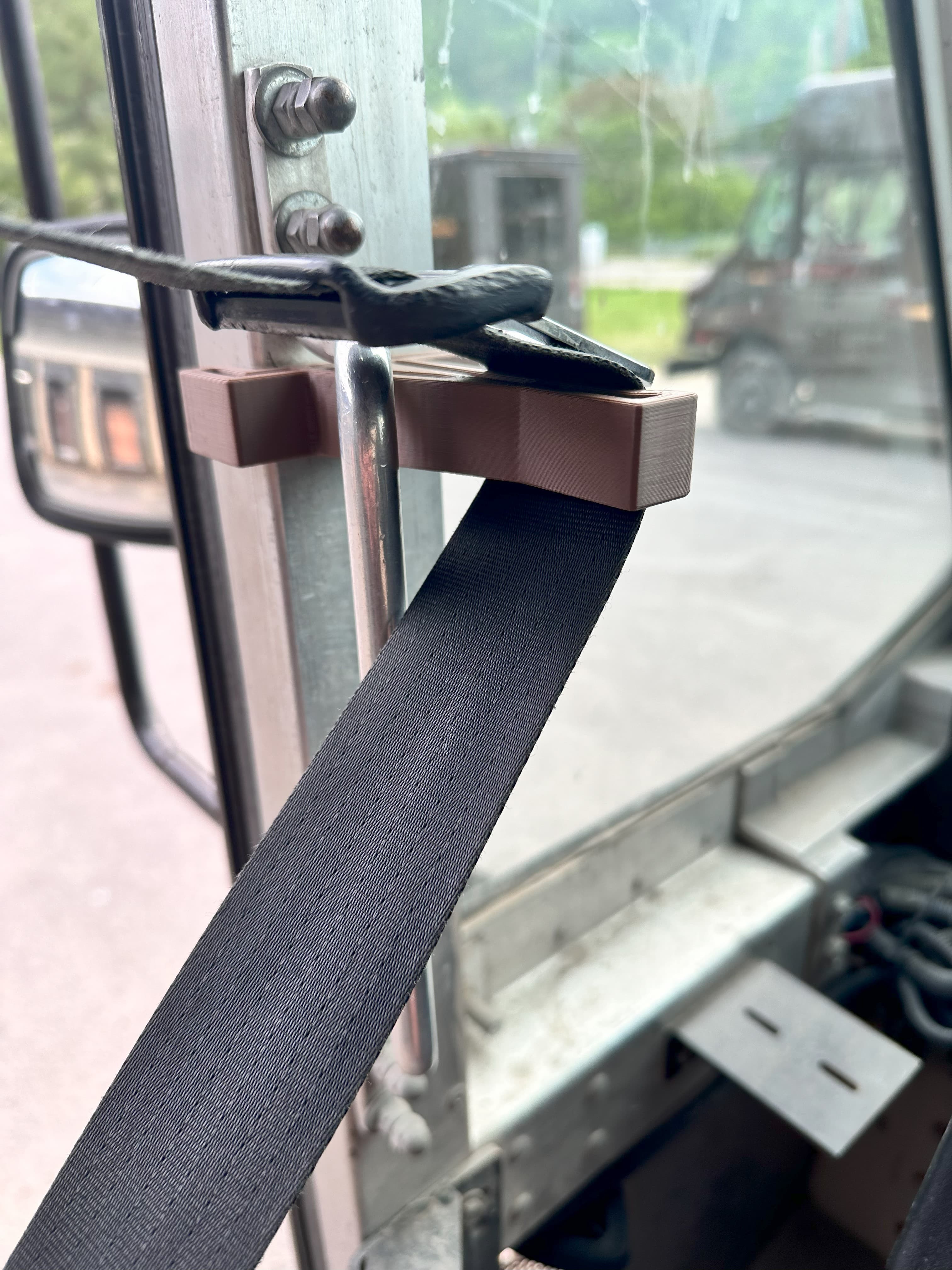 UPS Truck Seatbelt Hook 3d model