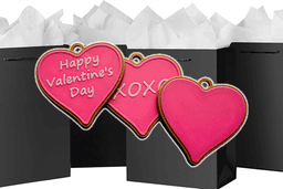 Valentine's Day Cookie Gift Tags Customizable 3d model