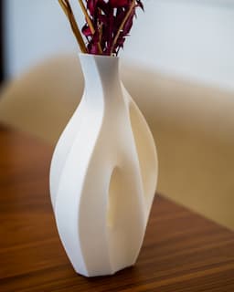 Organic Sculptural Dry Flower Vase 3d model