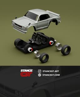 SKYLINE 2000 GTR '71 | Model Kit Car 3d model
