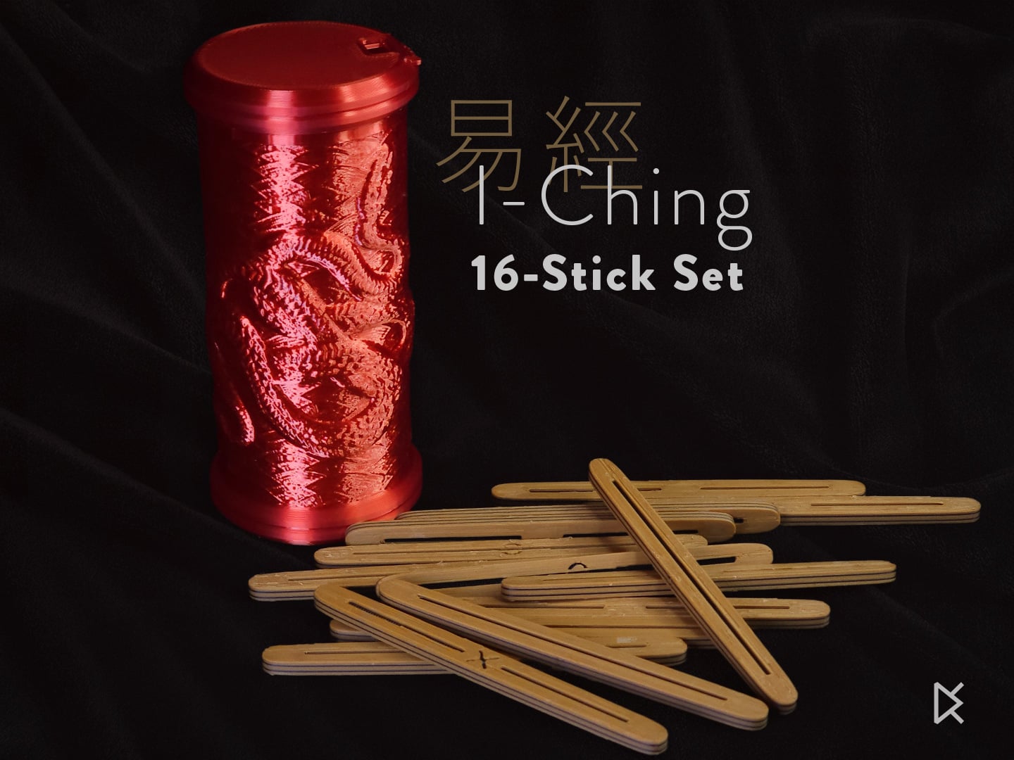 I-Ching 16-Stick Set 3d model