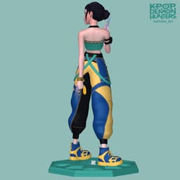 Zoey Kpop Demon Hunters 3d model