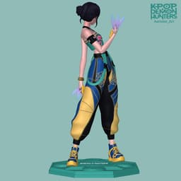 Zoey Kpop Demon Hunters 3d model