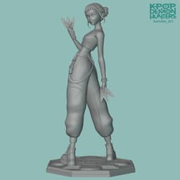 Zoey Kpop Demon Hunters 3d model