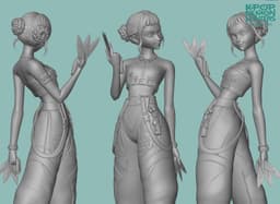 Zoey Kpop Demon Hunters 3d model