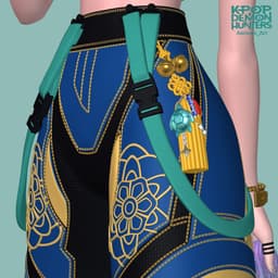 Zoey Kpop Demon Hunters 3d model