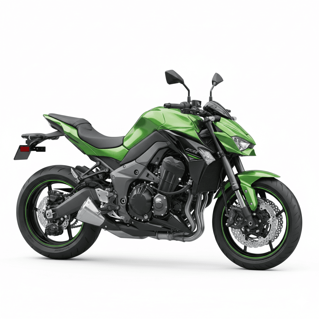 Kawasaki Z1000 Street Fighter Motorcycle 3d model