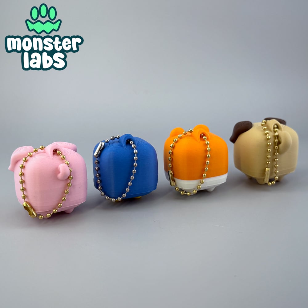 EXCLUSIVE: Mega Mini Pets Fidget Clicker Keychain Bundle 3d model