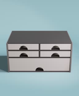 Desk Organizer Drawer Bros 3d model
