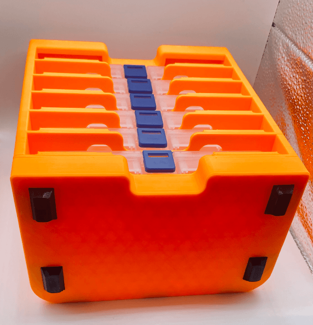Mobile parts rack 3d model