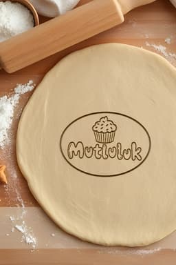 Mutluluk Cookie Cutter, Biscuit Cutter 3d model
