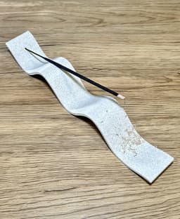 Wavy Incense Holder Tray 3d model