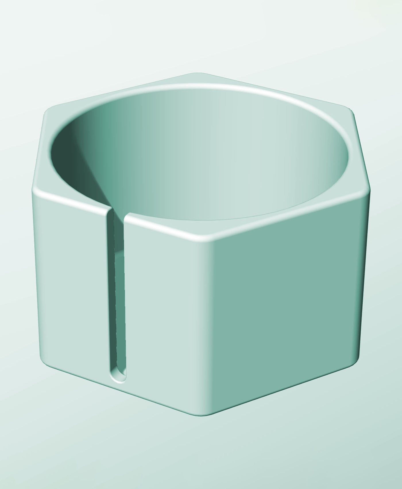 CH162-110-S Stackable slotted component box for creative makers 3d model