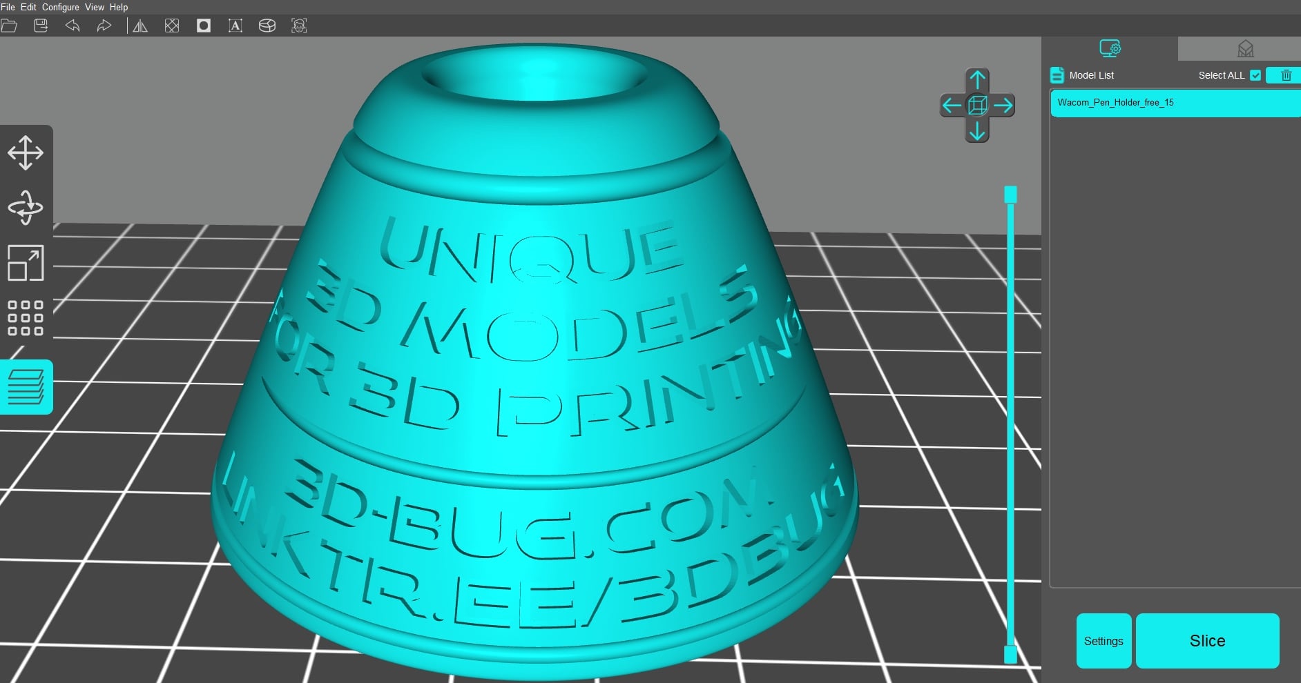 Wacom Pen Holder 3d model
