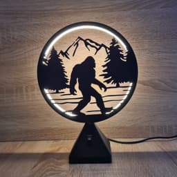 Ring LED Lamp - Set 4 - 10 interchangeable faces 3d model