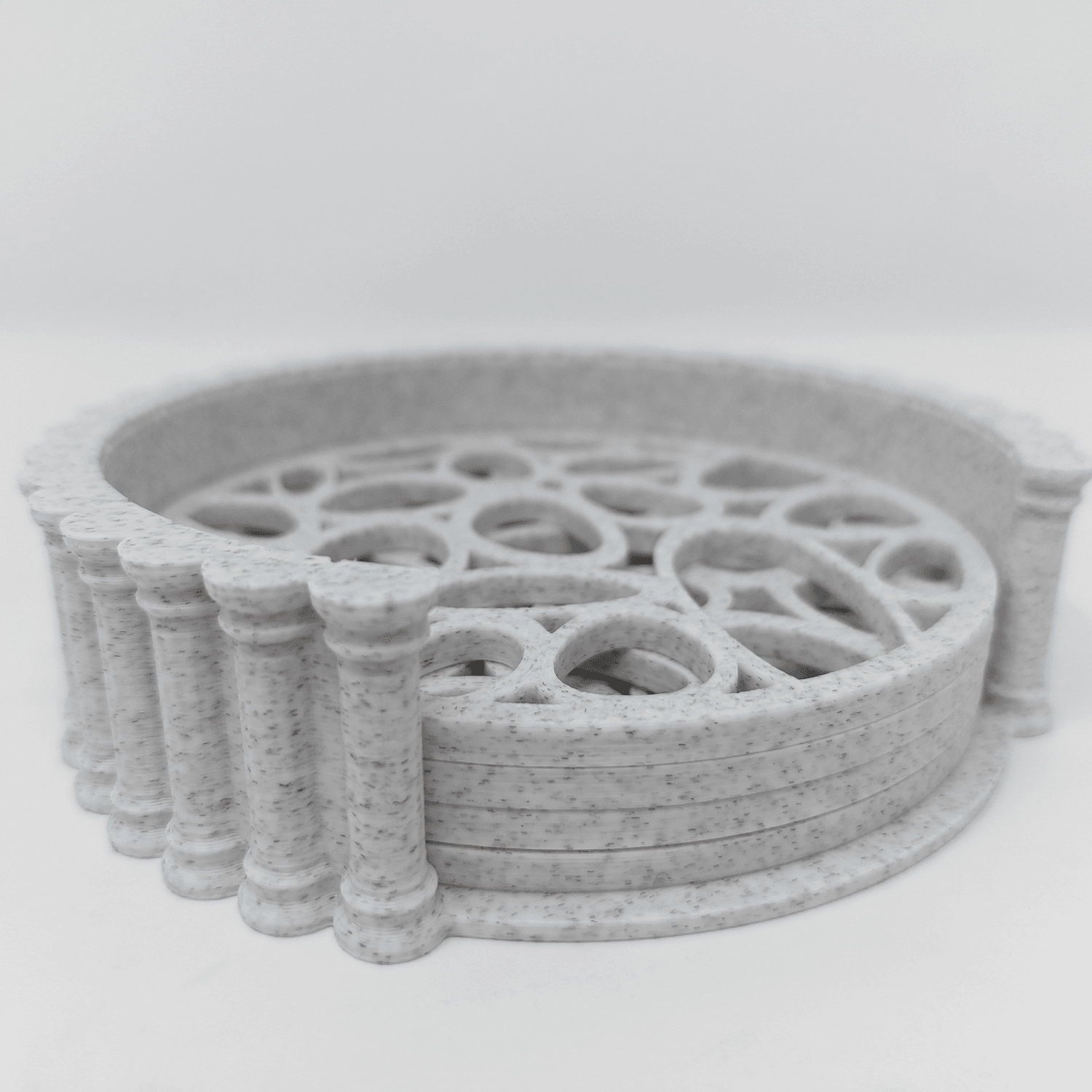 Infinity artificial flower vase 3d model