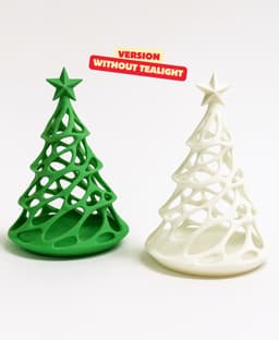 CHRISTMAS TREE WITH LED TEALIGHT & SCREW CAP / CHRISTMAS DECOR 3d model