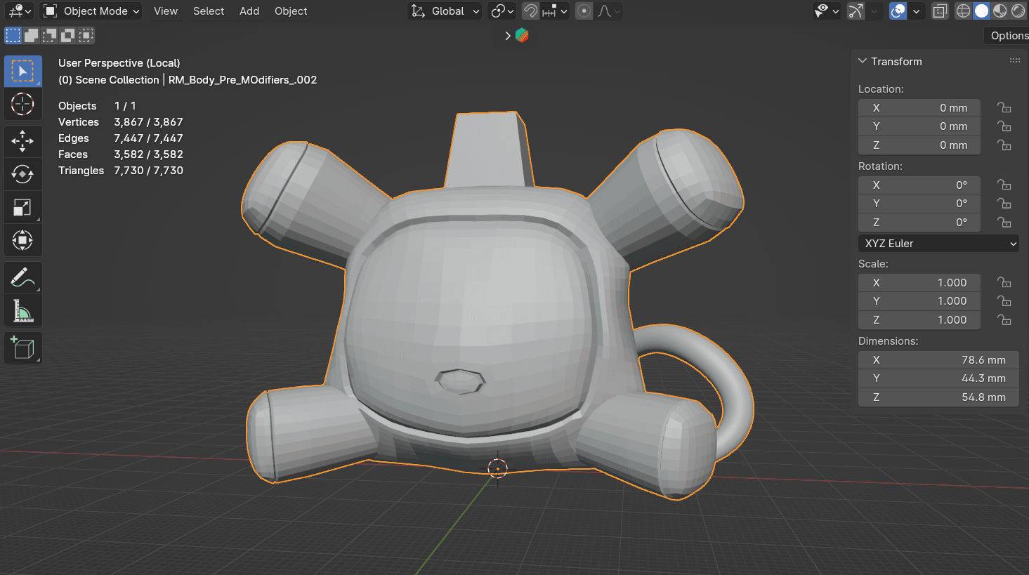 KND Rainbow Monkey 3d model