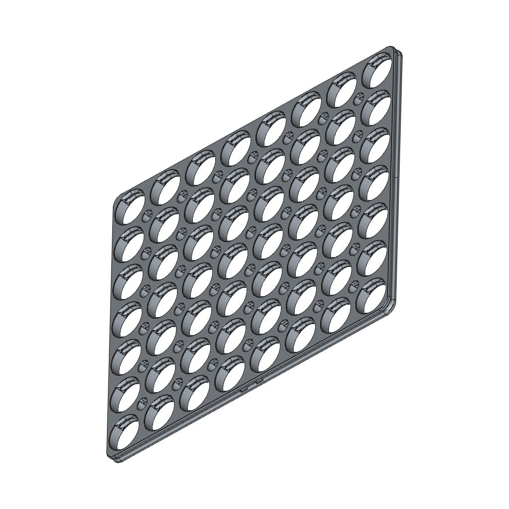 D-LOCK_PANEL.8X7-BLANK 3d model