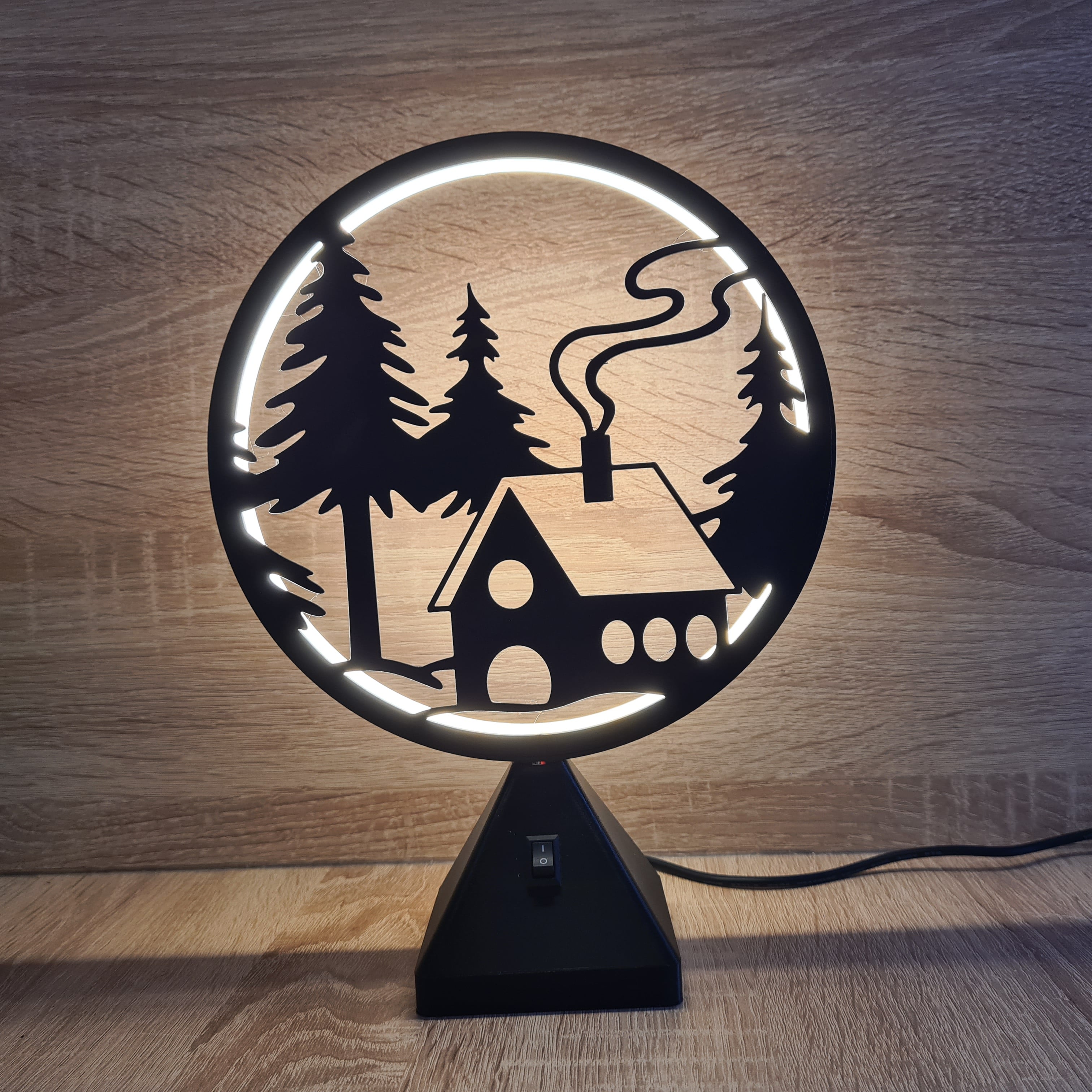 LED Ring Lamp 3d model