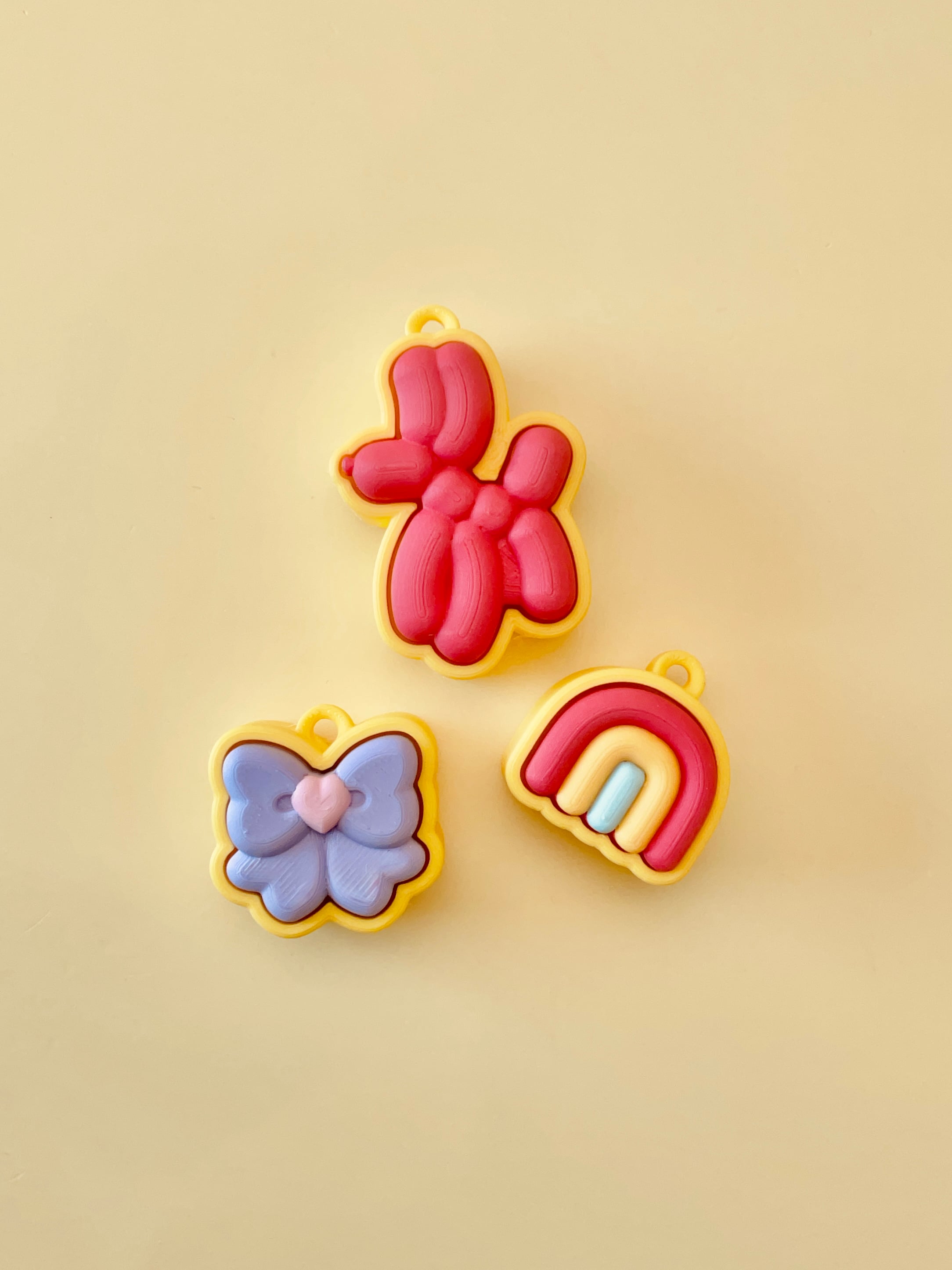 Party Clicker Keychain Fidget Toy Bundle 3d model
