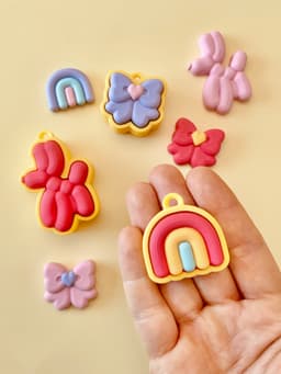 Party Clicker Keychain Fidget Toy Bundle 3d model