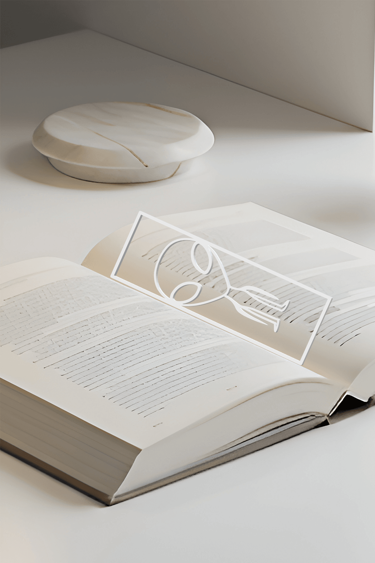 Alien Bookmark, Creative Bookmark, Gift Idea 3d model