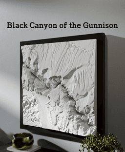 Black Canyon of the Gunnison 3d model