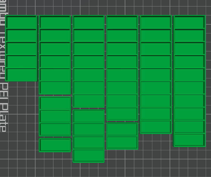 Canon LP-E12 Battery Grids 3d model