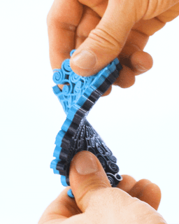 Stretchy Spiral Square 02 3d model