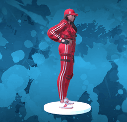 Ruby Ball Player v2 3d model
