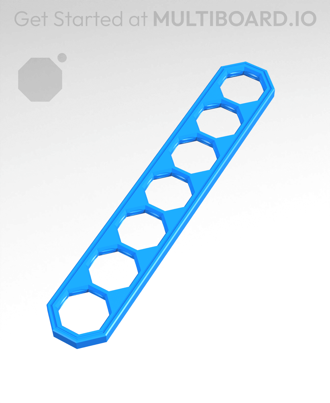 7 MU Big Holes, Bar 3d model